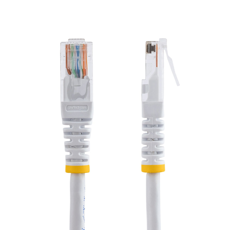 StarTech.com 15m Cat5e White Molded RJ45 UTP Cat 5e Patch Cable - 15 m Patch Cord