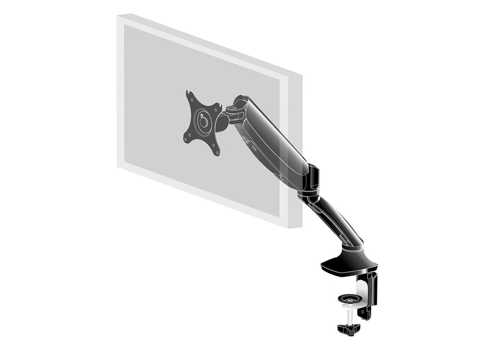 iiyama Sleek and stylish single gas spring monitor arm