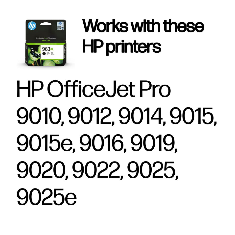 HP 963XL High Yield Black Original Ink Cartridge