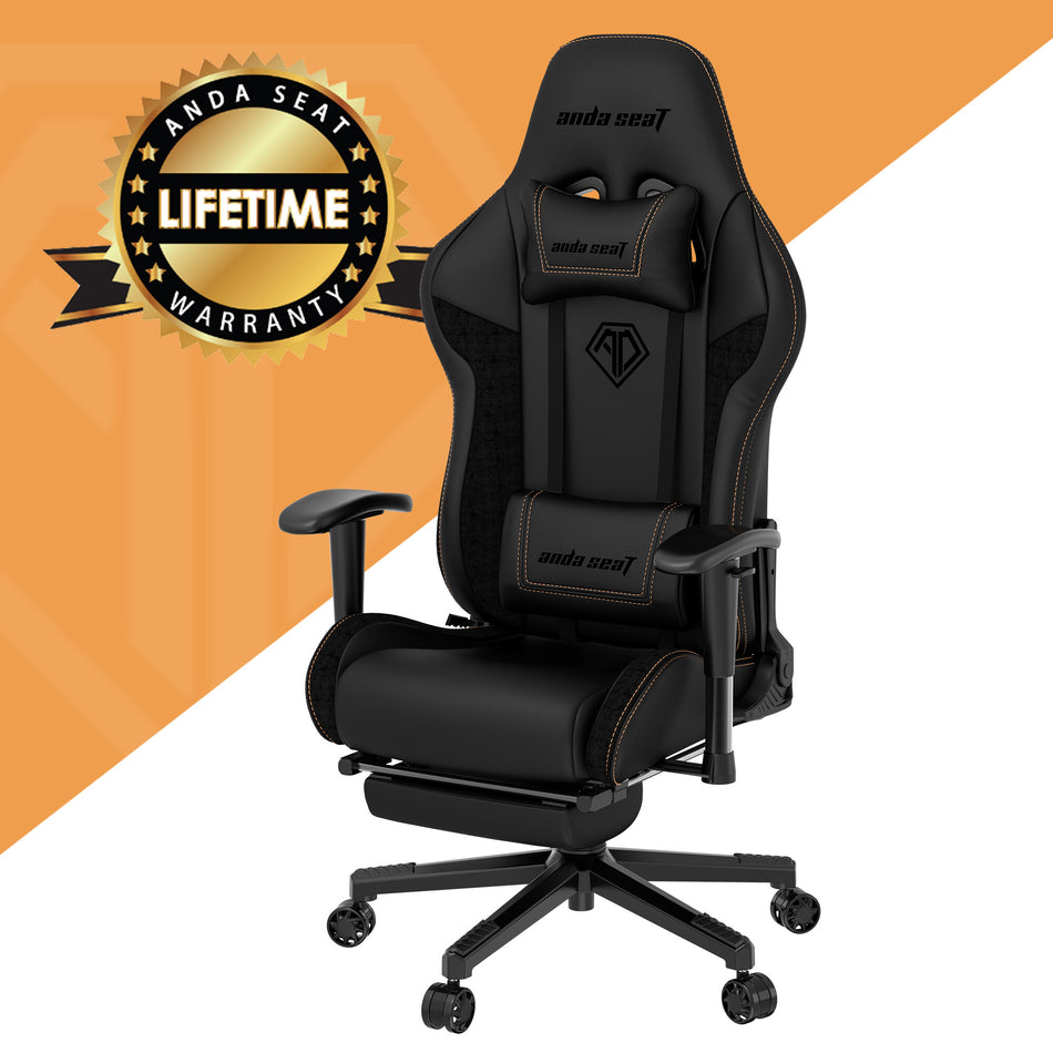 Anda Seat Jungle 2 PC gaming chair Upholstered padded seat Black, Yellow
