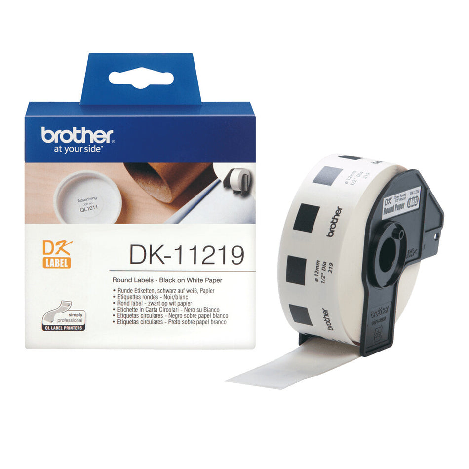 Brother DK-11219 printer label White