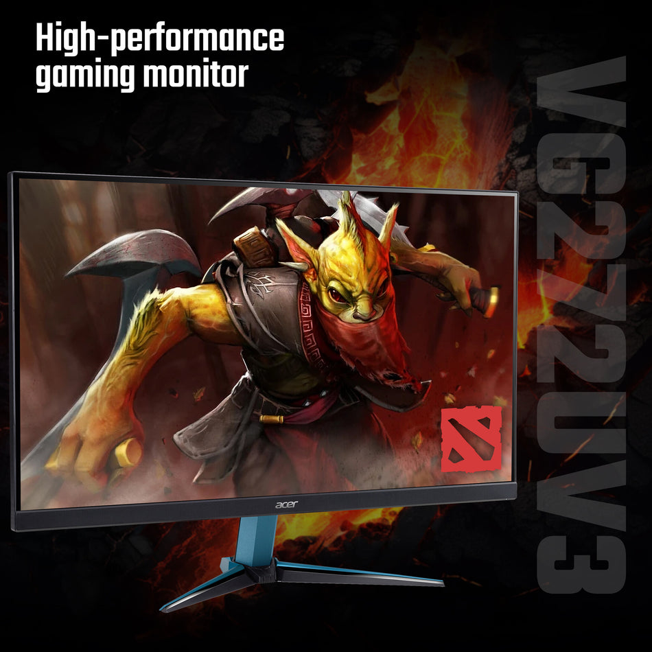 Acer NITRO VG2 Nitro VG272UV3 gaming monitor - 27", Quad HD, 180Hz, 0.5ms, FreeSync Premium, DisplayHDR 400, HDMI & DP