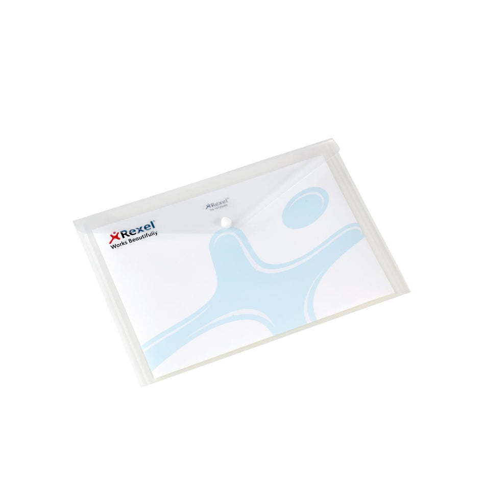 Rexel Popper Wallet A4 White (5)