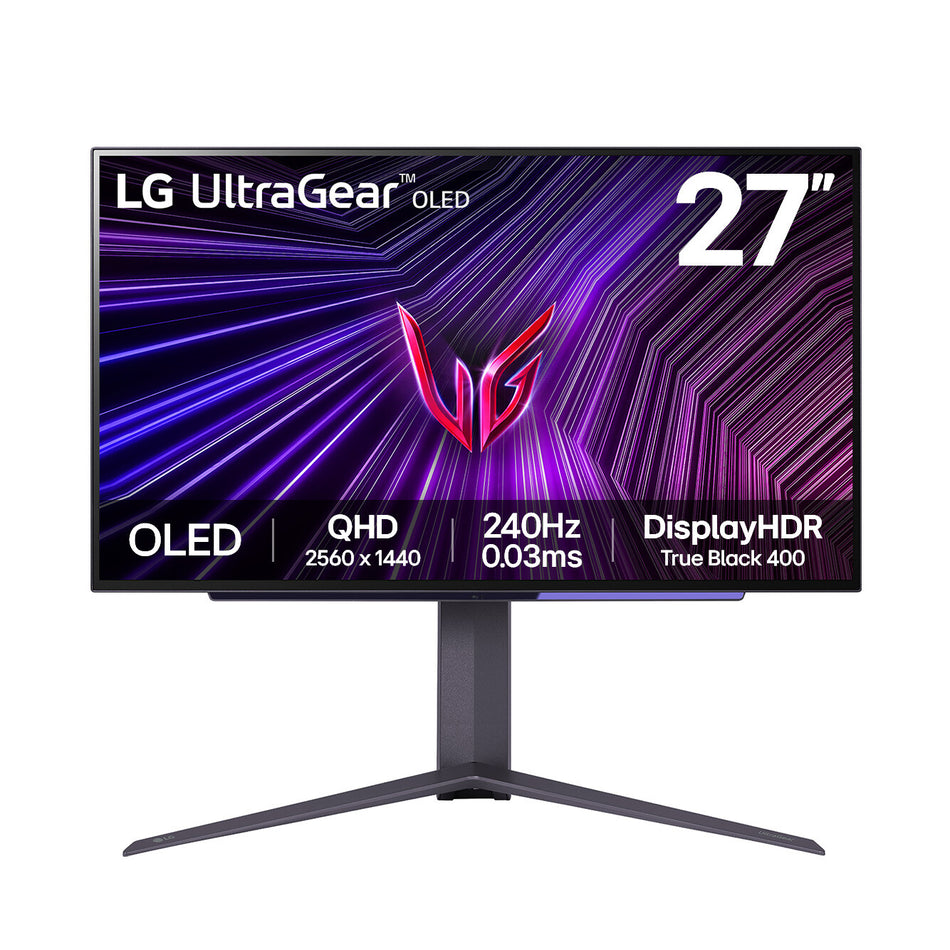 LG 27GS95QE-B computer monitor 67.3 cm (26.5") 2560 x 1440 pixels Quad HD OLED Black