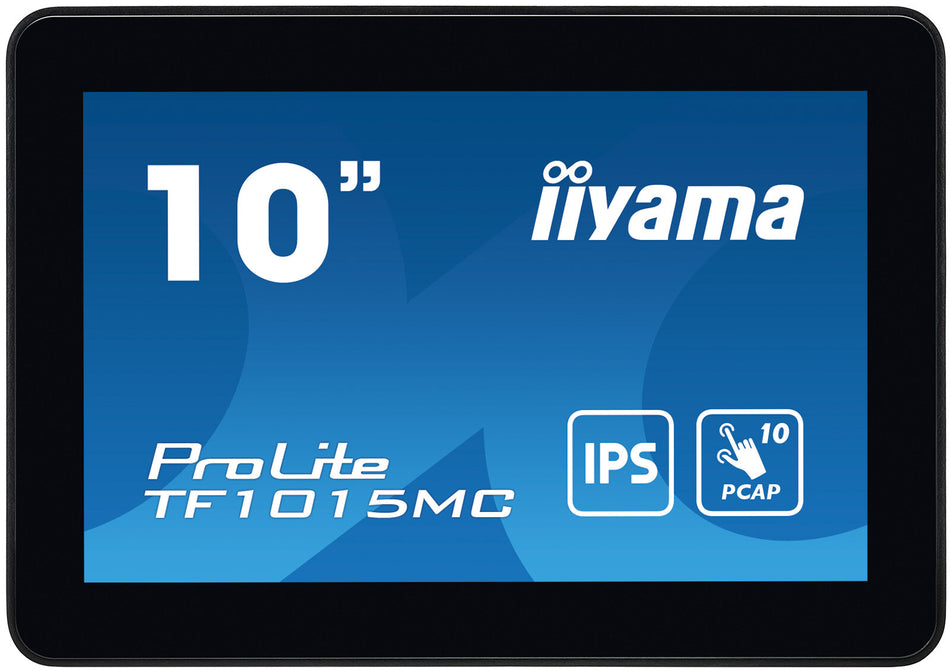 iiyama TF1015MC-B3 Signage Display Interactive flat panel 25.6 cm (10.1") LED 500 cd/m² HD Black Touchscreen