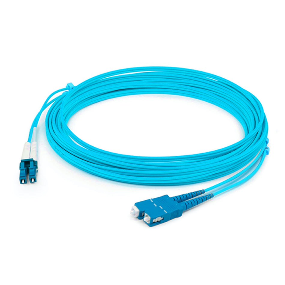 Titan LCSCOM3DAQ2/CL InfiniBand/fibre optic cable 2 m LC SC Aqua colour