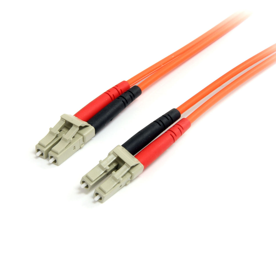 StarTech.com 2m Fiber Optic Cable - Multimode Duplex 62.5/125 LSZH Fiber Jumper Cord - LC/LC