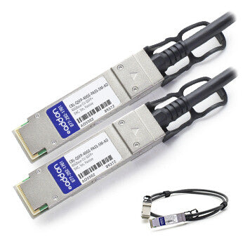 AddOn Networks 1m QSFP+ - QSFP+ InfiniBand/fibre optic cable QSFP+ Black