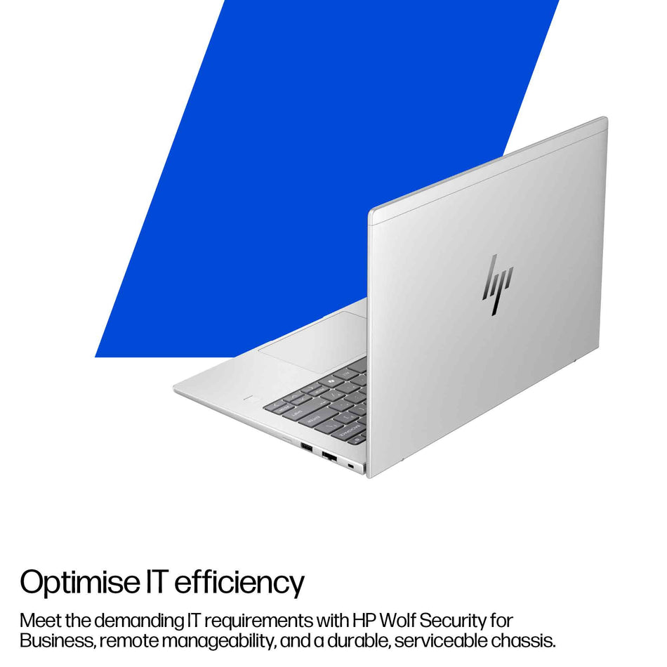HP EliteBook 6 G1i AI Intel Core Ultra 5 225U Laptop 35.6 cm (14") WUXGA 16 GB DDR5-SDRAM 512 GB SSD Wi-Fi 6E (802.11ax) Windows 11 Pro AI PC Silver