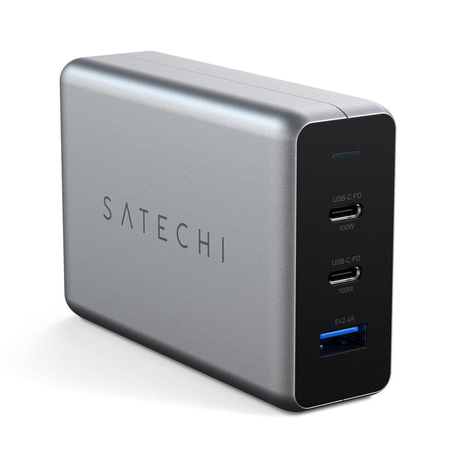 Satechi ST-TC100GM-UK mobile device charger Universal Grey AC Auto