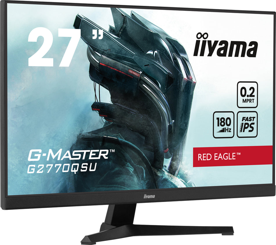 iiyama G-MASTER G2770QSU-B6 computer monitor 68.6 cm (27") 2560 x 1440 pixels Wide Quad HD LED Black