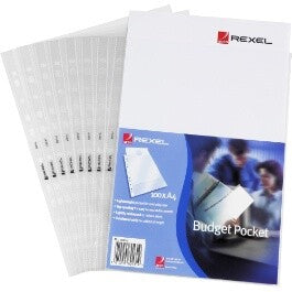 Rexel Budget Embossed Top Opening Pockets (100)