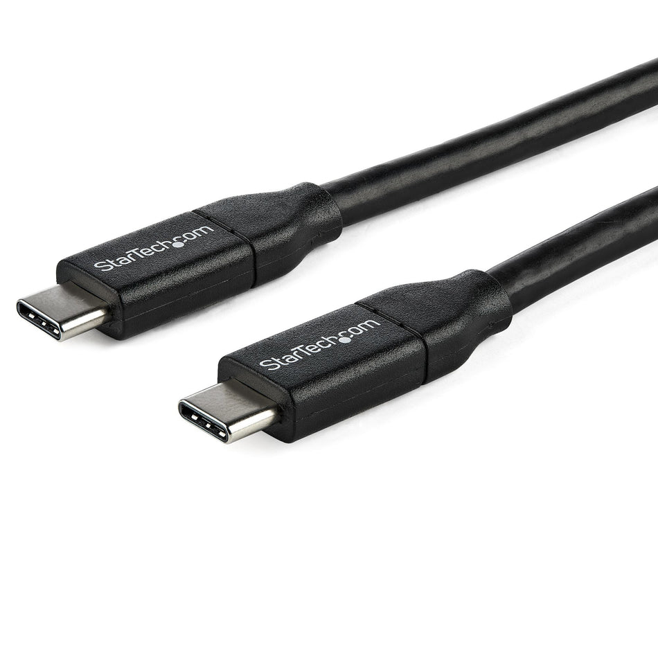 StarTech.com USB-C to USB-C Cable w/ 5A PD - M/M - 1 m (3 ft.) - USB 2.0 - USB-IF Certified