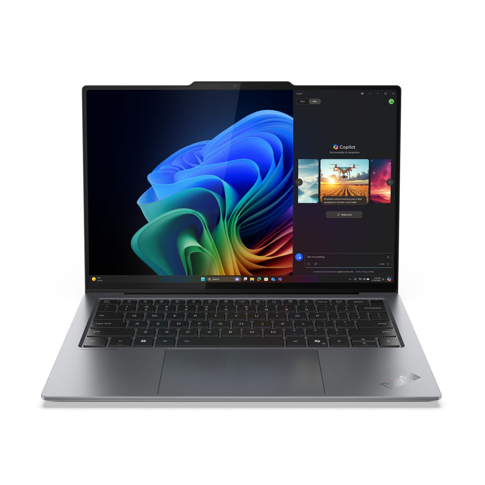 Lenovo ThinkPad X9-14 Gen 1 Copilot+ PC Intel Core Ultra 7 258V 35.6 cm (14") WUXGA 32 GB LPDDR5x-SDRAM 512 GB SSD Wi-Fi 7 (802.11be) Windows 11 Pro English Grey