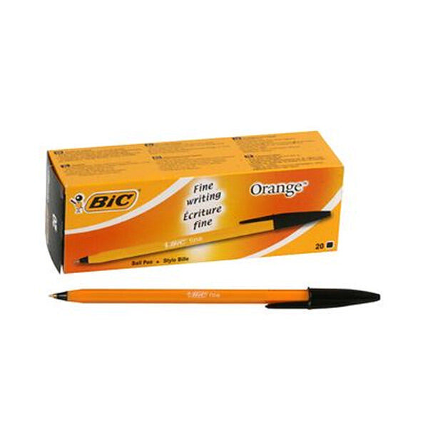 BIC Orange Fine Black Stick ballpoint pen 20 pc(s)