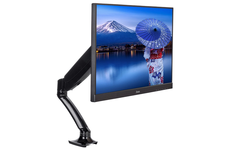 iiyama Sleek and stylish single gas spring monitor arm