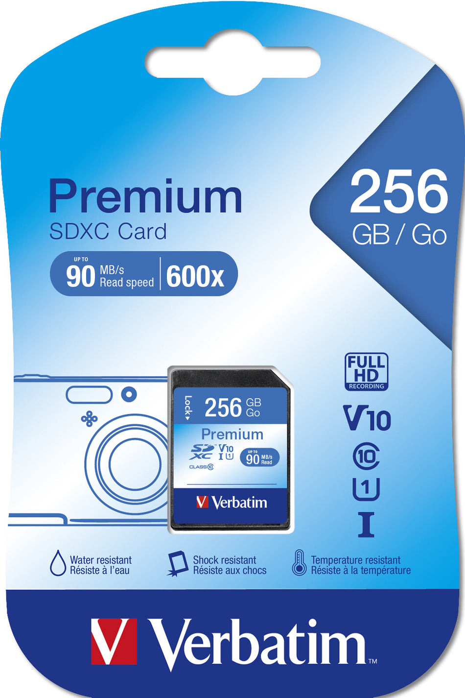 Verbatim Premium 256 GB SDXC UHS-I Class 10