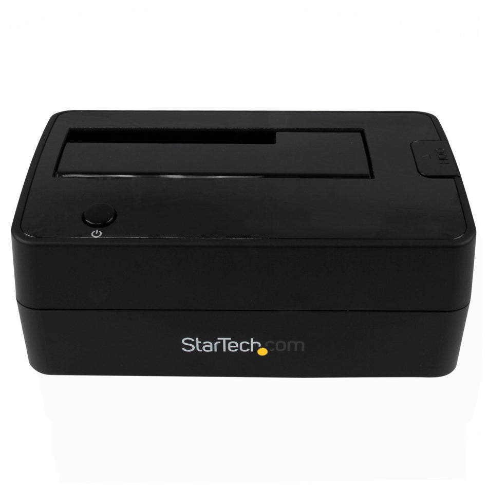 StarTech.com Single Bay USB 3.1 to SATA Hard Drive Docking Station, USB 3.1 (10 Gbps) Hard Drive Dock, External 2.5/3.5" SATA III HDD/SSD Docking Station, Top-Loading Hard Drive Bay