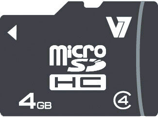 V7 4GB Micro SDHC Card Class 4 + Adapter