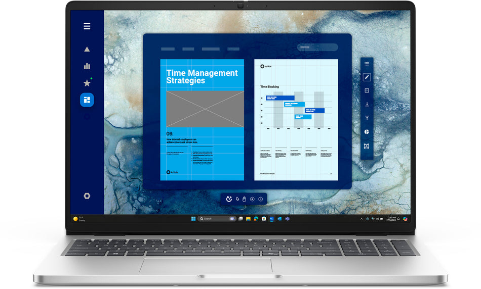 DELL Pro 16 PC16250 Intel Core Ultra 5 235U Laptop 40.6 cm (16") Full HD+ 16 GB DDR5-SDRAM 512 GB SSD Wi-Fi 6E (802.11ax) Windows 11 Pro UK English Platinum, Silver