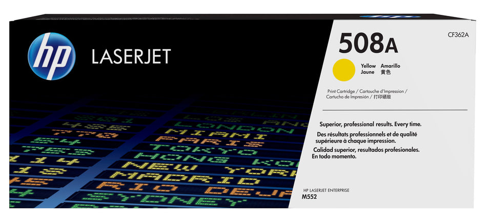 HP 508A Yellow Original LaserJet Toner Cartridge