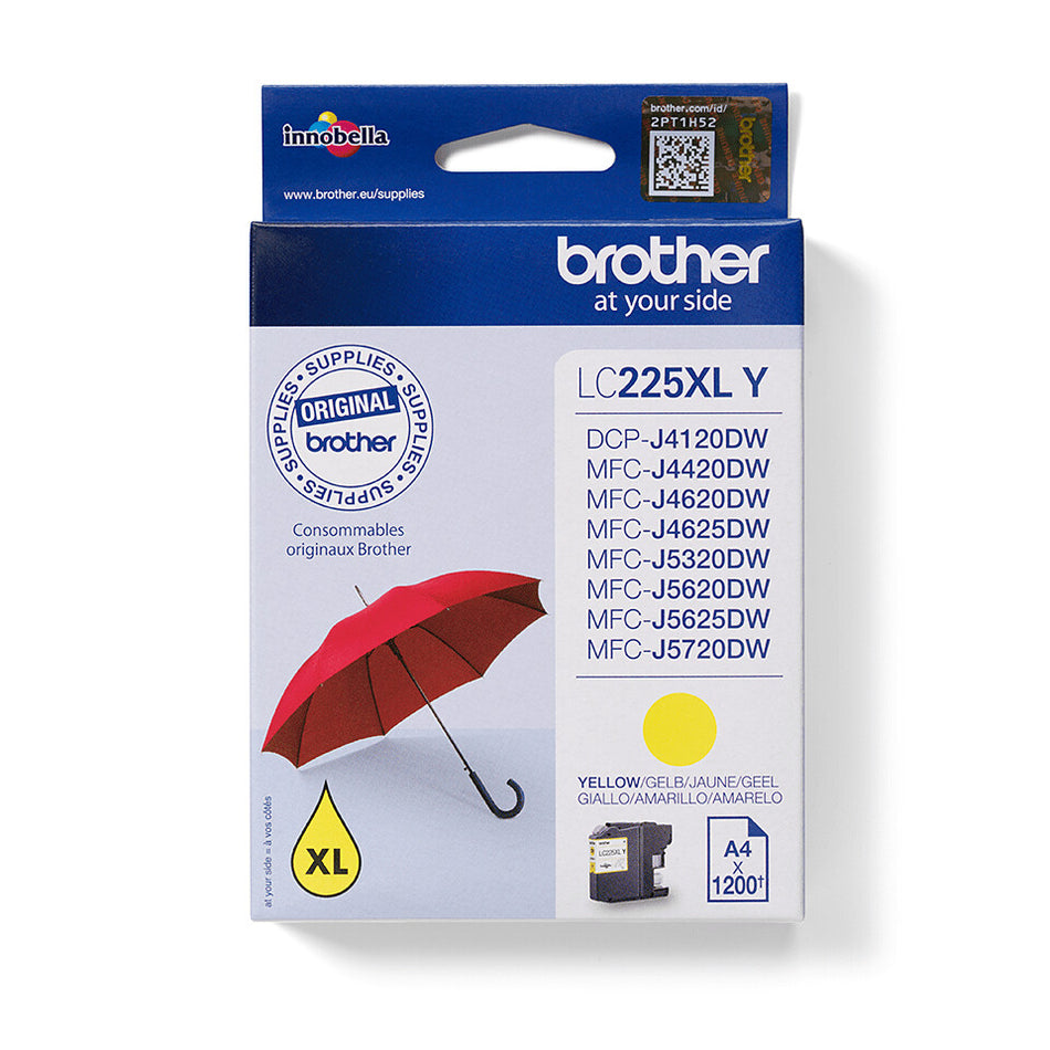 Brother LC225XLY ink cartridge 1 pc(s) Original