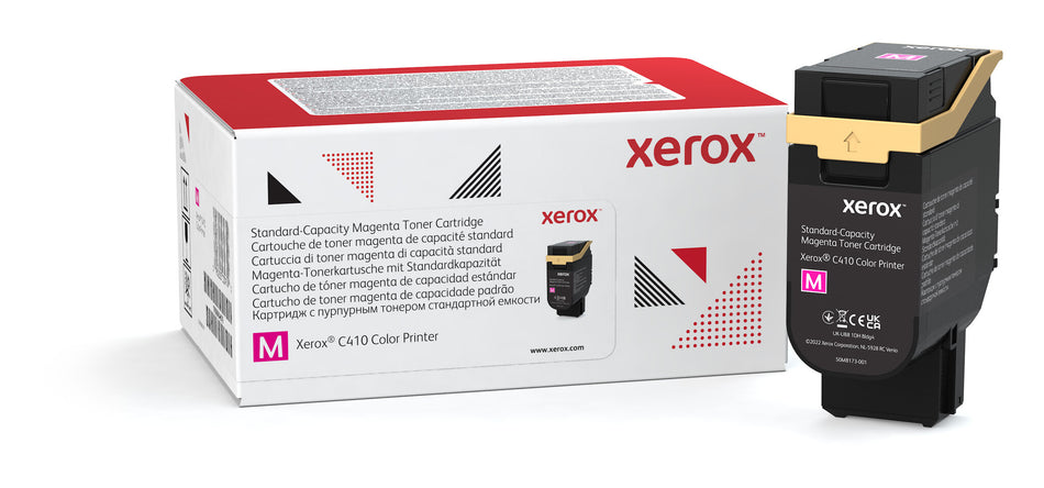 Xerox Genuine ® C410 Color Printer/VersaLink® C415 Color Multifunction Printer Magenta Standard capacity Toner Cartridge (2000 Pages) - 006R04679