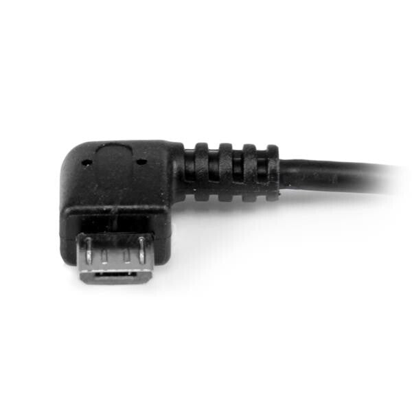 StarTech.com 5in Right Angle Micro USB to USB OTG Host Adapter M/F