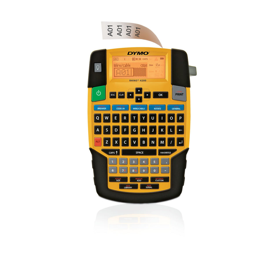 DYMO RHINO 4200 label printer QWERTY