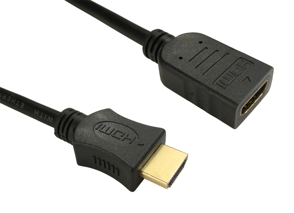 Cables Direct 99HDHS-400 HDMI cable 0.5 m HDMI Type A (Standard) Black