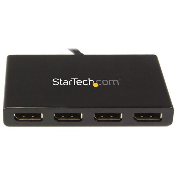 StarTech.com 4-Port Multi Monitor Adapter - DisplayPort 1.2 MST Hub - 4x 1080p - DisplayPort Video Splitter for Extended Desktop Mode on Windows PCs Only - DP to Quad DP Monitors