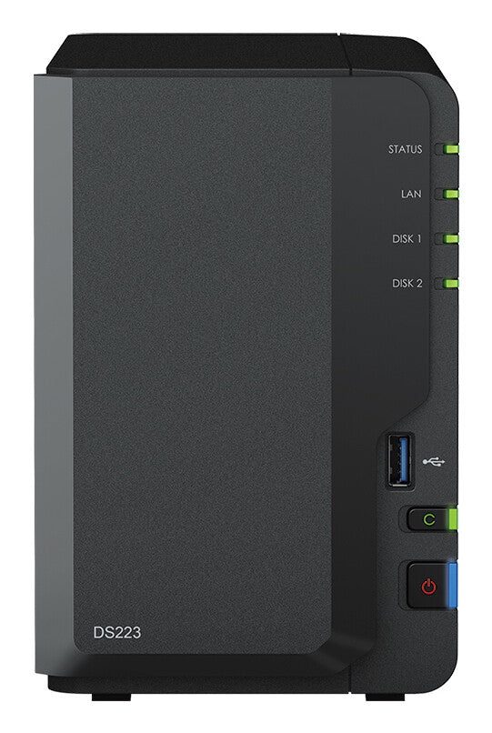 Synology DiskStation DS223 NAS/storage server Desktop Realtek RTD1619B 2 GB DDR4 0 TB