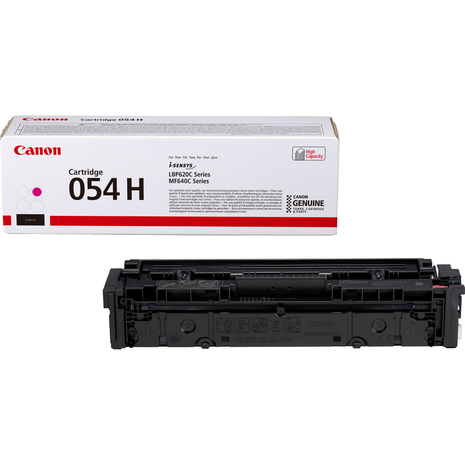 Canon 054 H High Yield Toner Cartridge, Magenta