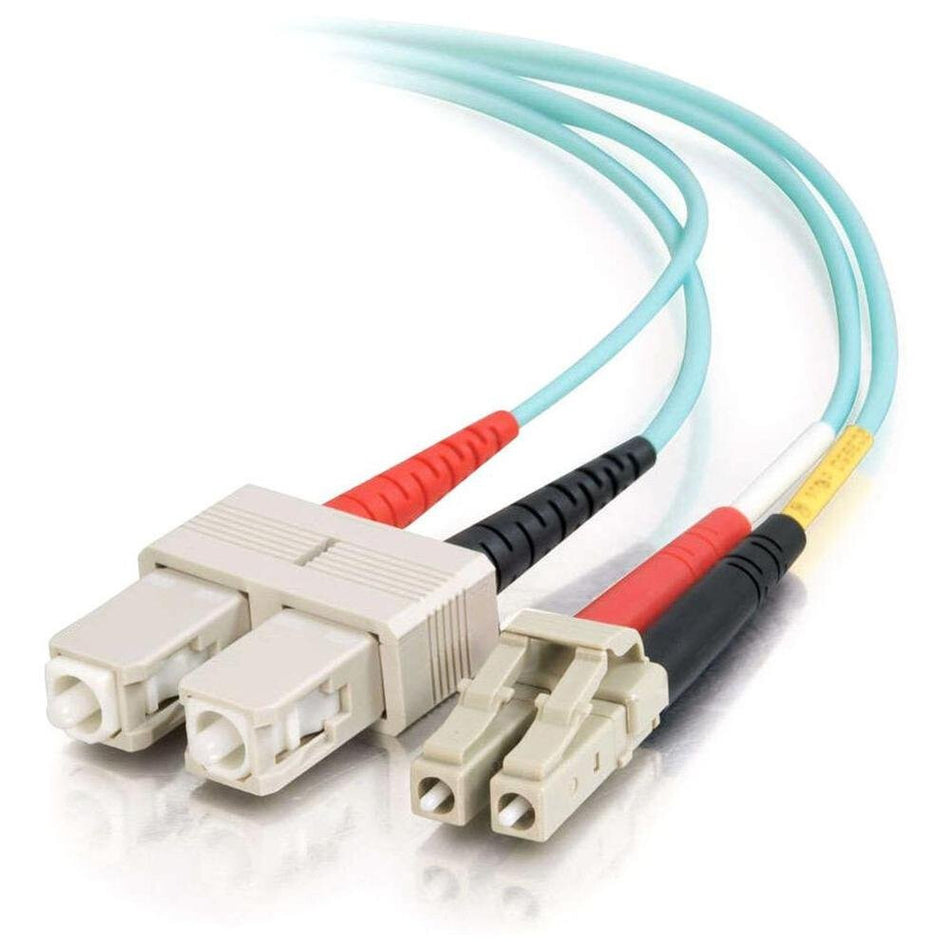 C2G 85535 InfiniBand/fibre optic cable 7 m LC SC OFNR Turquoise