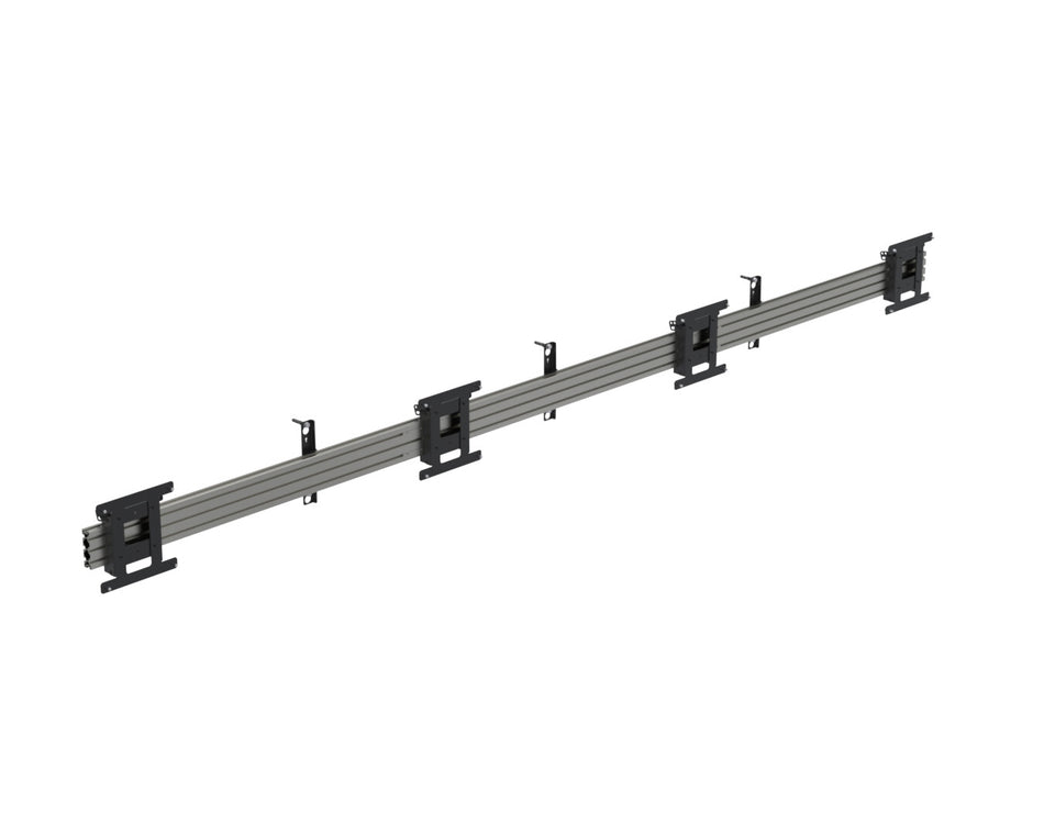 Ergonomic Solutions SpacePole Digital Signage Menu board mount, with tilt, for 4 screens (landscape) up to 43" (VESA 100 and 200)