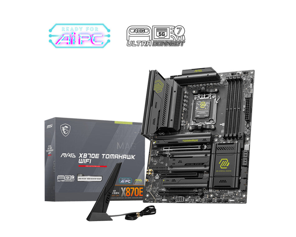 MSI MAG X870E TOMAHAWK WIFI motherboard AMD X870E Socket AM5 ATX