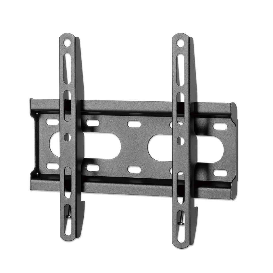 Manhattan TV & Monitor Mount, Wall, Fixed (Ultra slim), Screen Sizes: 23-42", Black, VESA: 75x75 to 200x200mm, Max 45kg, Lifetime Warranty