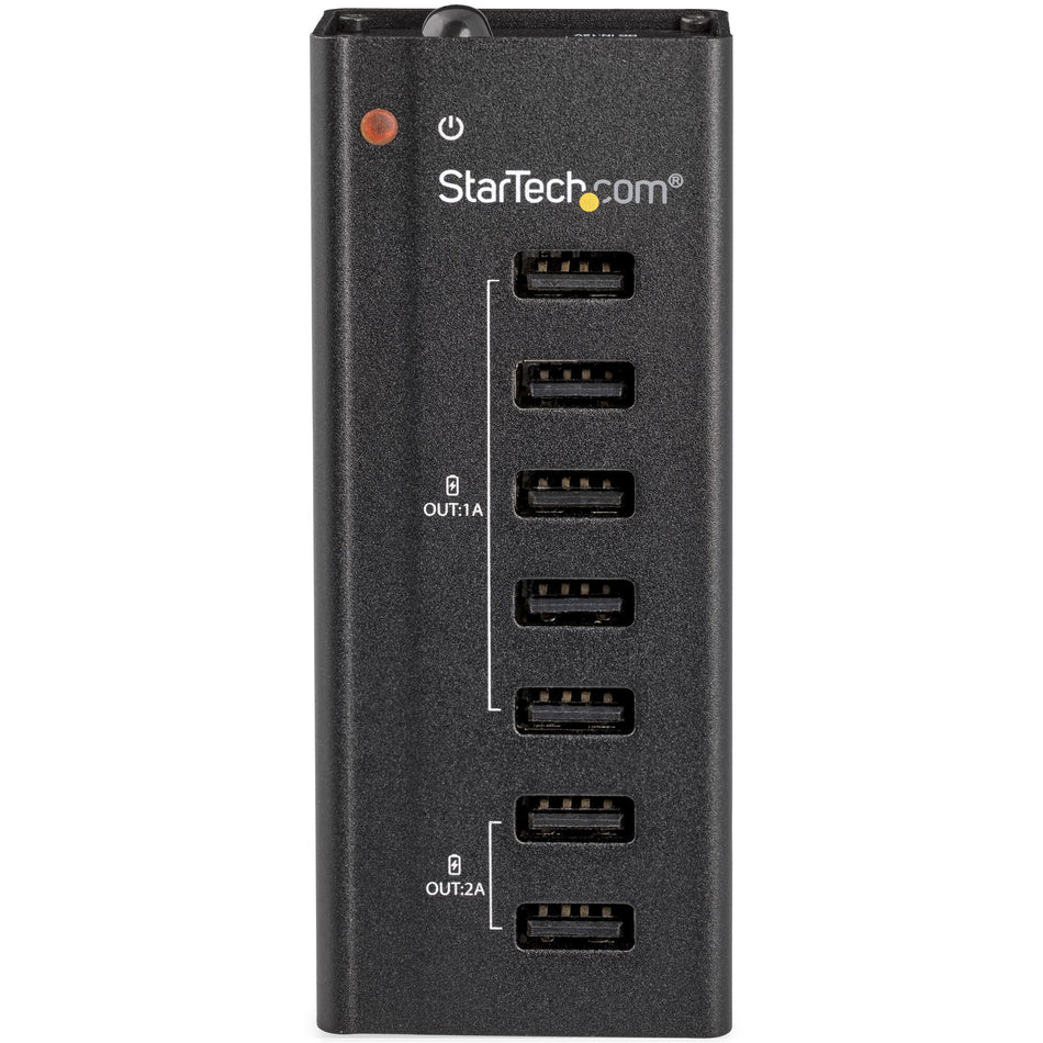 StarTech.com 7-Port USB Charging Station with 5x 1A Ports and 2x 2A Ports