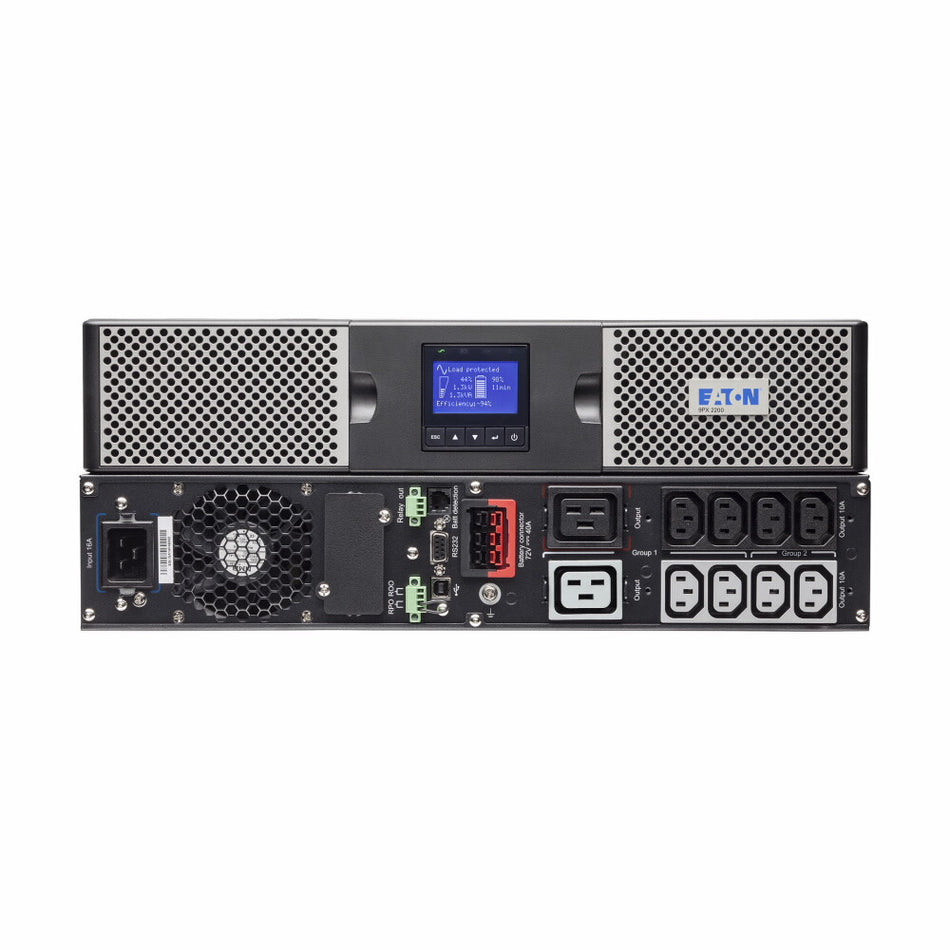 Eaton 9PX2200IRT2UBS uninterruptible power supply (UPS) Double-conversion (Online) 2.2 kVA 2200 W 10 AC outlet(s)