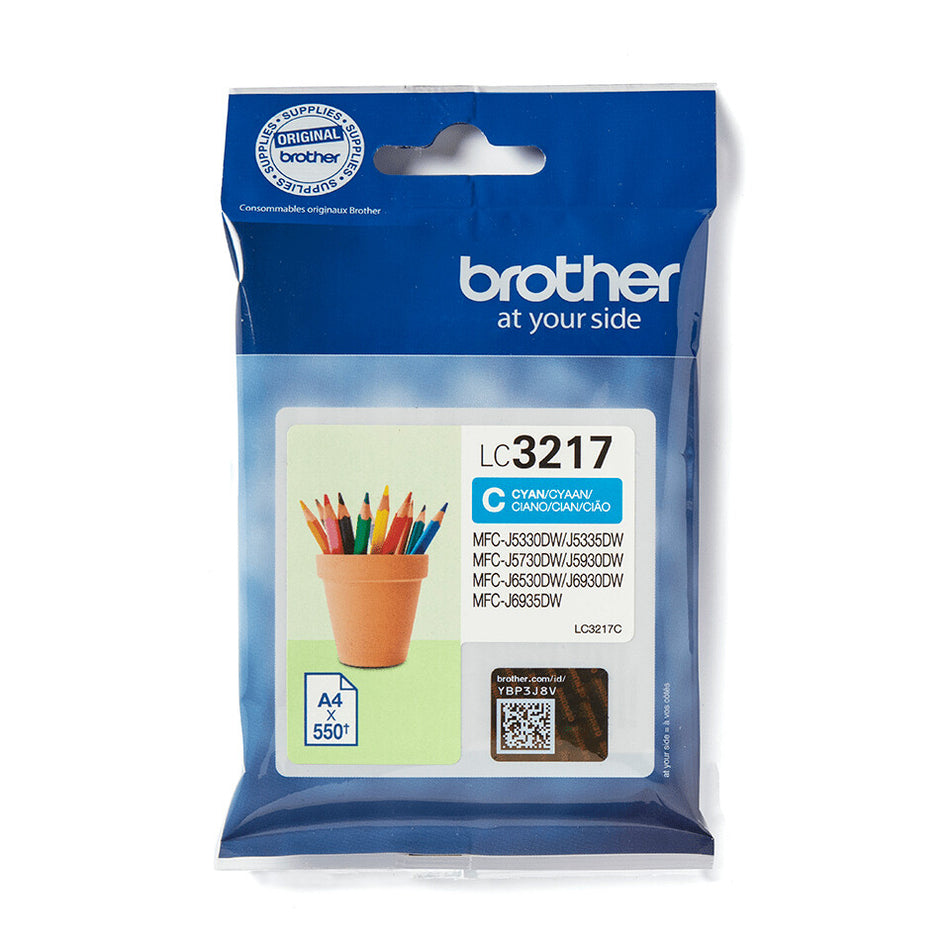 Brother LC3217C ink cartridge 1 pc(s) Original Cyan