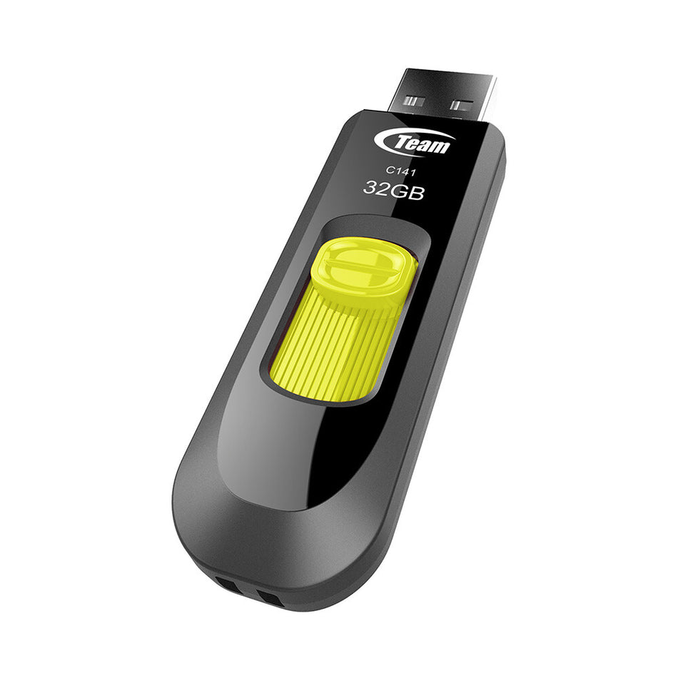 Team Group C141 USB flash drive 32 GB USB Type-A 2.0 Black, Yellow