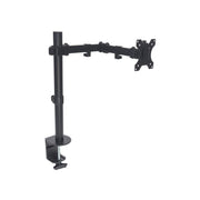 Manhattan Desk Mount for TV & Monitors (Full Motion), For screens 13" to 27", Clamp fitting to desk, VESA compatibility: 75x75mm and 100x100mm - check the dimensions of the four mounting holes on back of screen to ensure it fits, Max 8kg, Bracket,