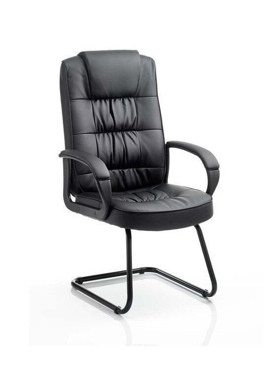 Dynamic Moore Cantilever Chair Padded seat Padded backrest