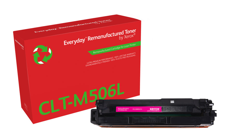 Everyday ™ Magenta Remanufactured Toner by Xerox compatible with Samsung CLT-M506L, High capacity