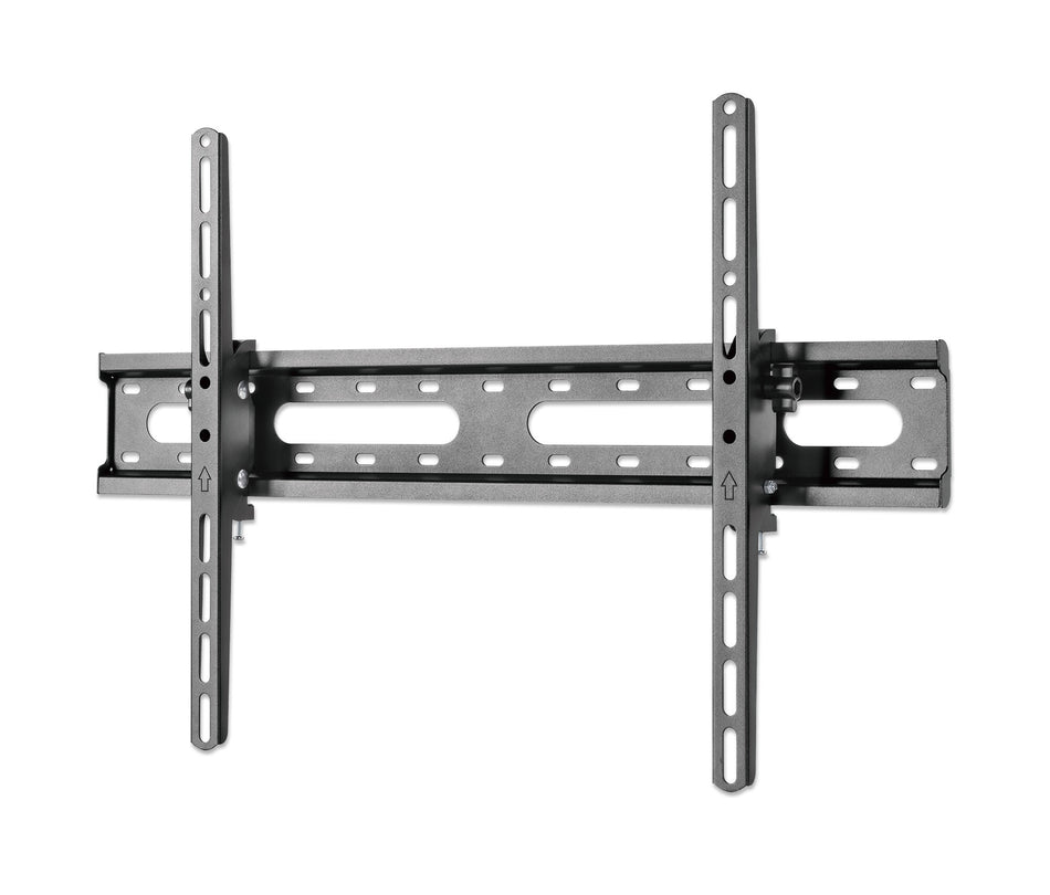 Manhattan TV & Monitor Mount, Wall, Tilt, Screen Sizes: 37-65", Black, VESA 200x200 to 600x400mm, Max 45kg, LFD, Lifetime Warranty