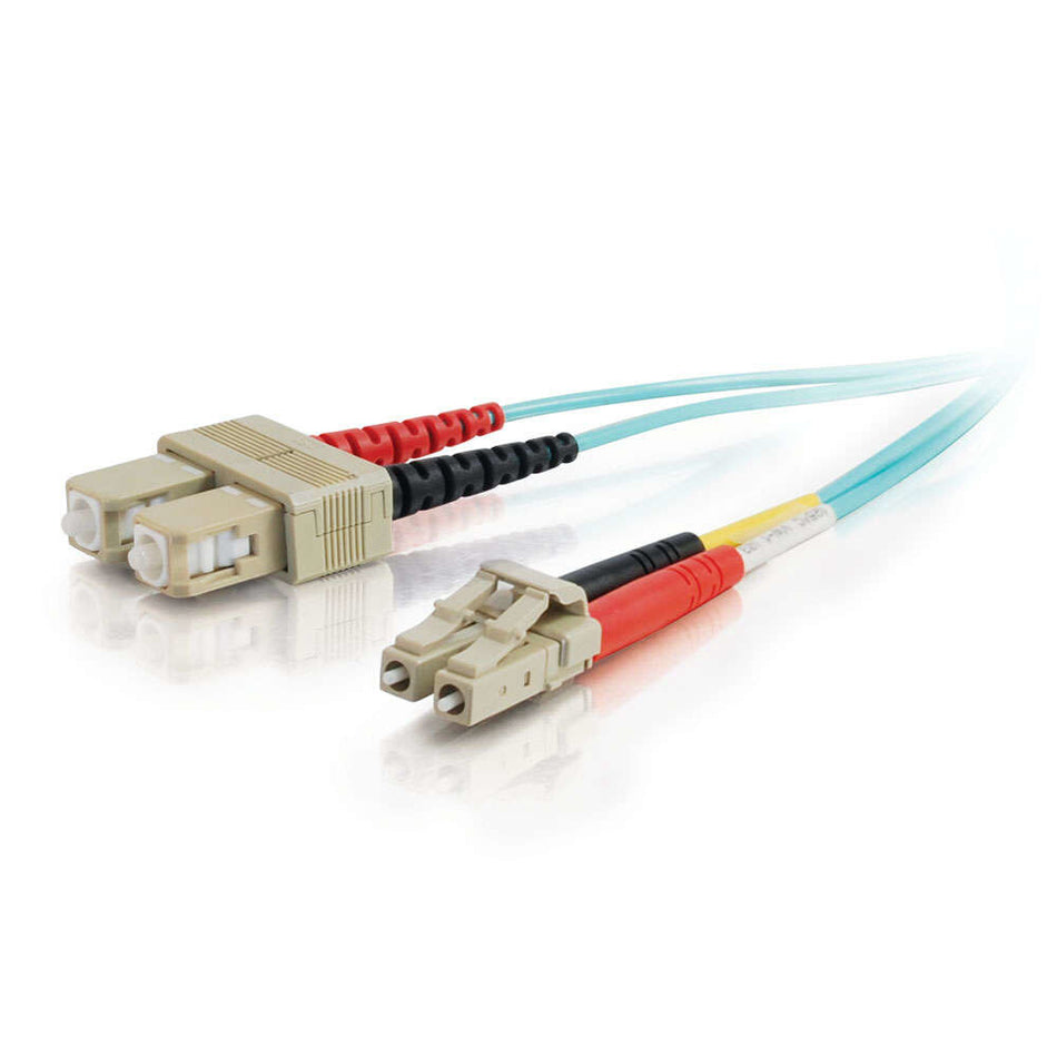 C2G 85532 InfiniBand/fibre optic cable 2 m LC SC OFNR Turquoise