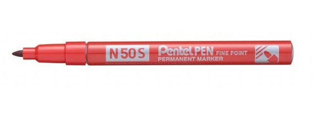 Pentel N50S marker 1 pc(s) Bullet tip Red