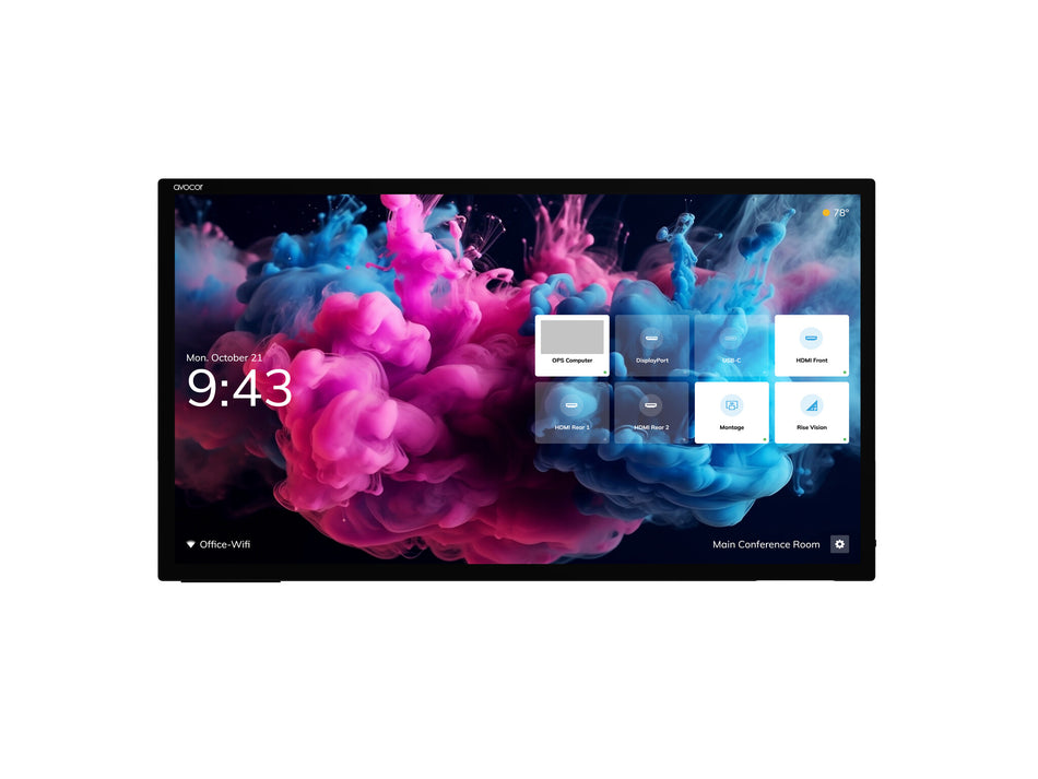 Avocor AVH-6520 H-Series - 65" 4K Pcap LED Interactive Display