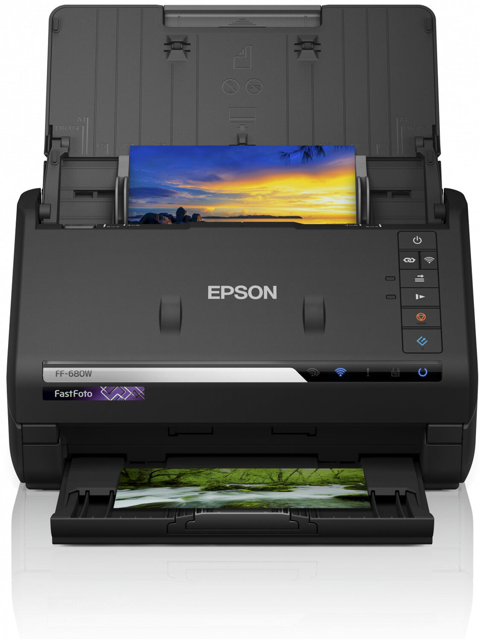 Epson FF-680W Sheet-fed scanner 600 x 600 DPI A4 Black