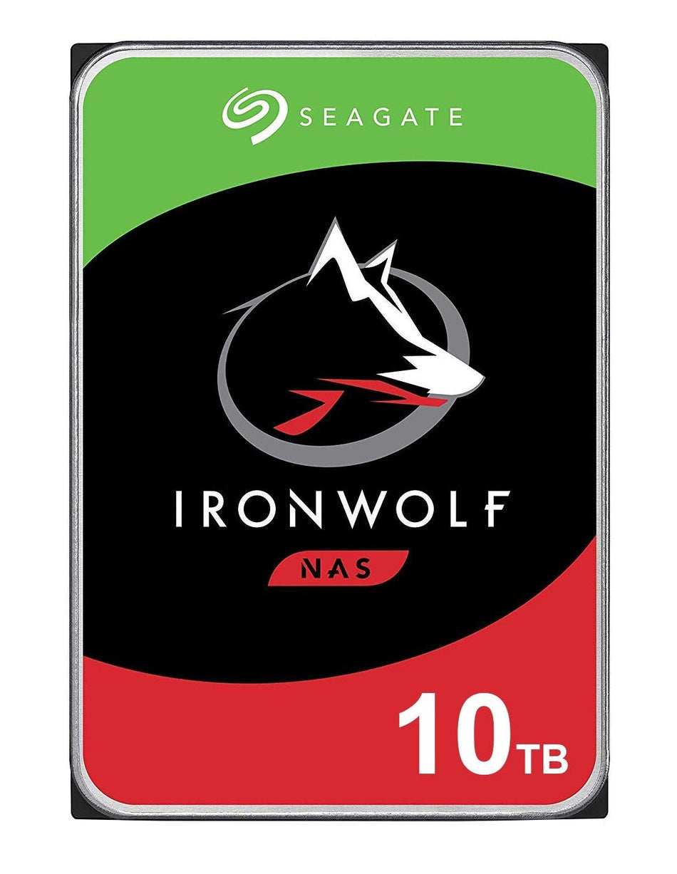 Seagate IronWolf ST10000VN000 internal hard drive 10 TB 7200 RPM 256 MB 3.5" Serial ATA III